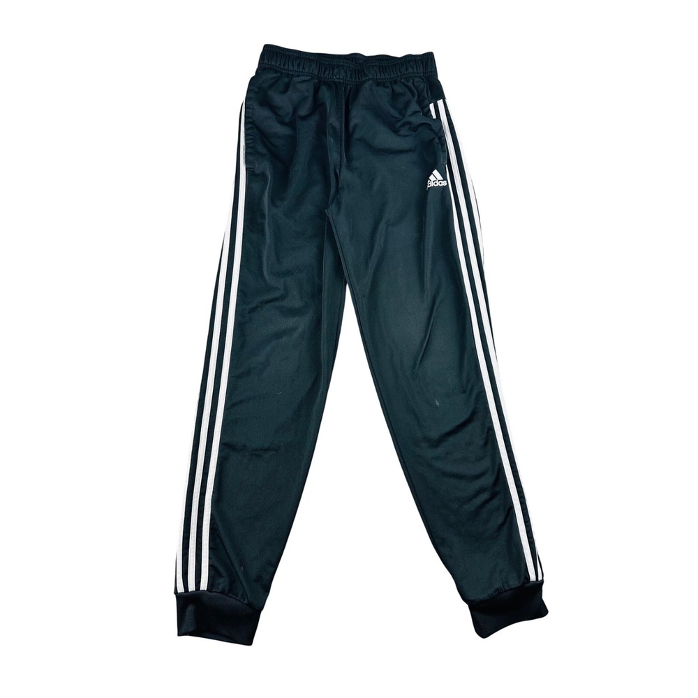 Adidas Youth Track‎ Pants Men S Black Primegreen Gym Joggers Tapered Sportswear